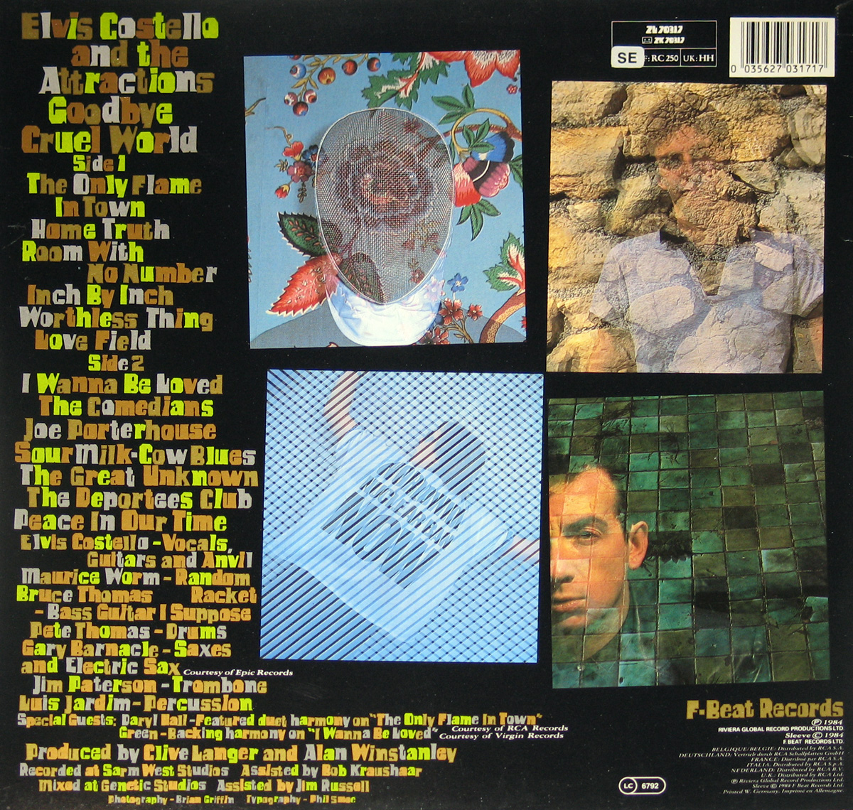 Elvis Costello & The Attractions - Goodbye Cruel World w/Daryl Hall